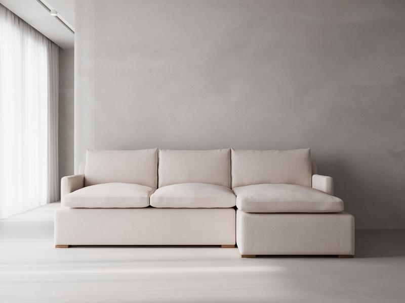 GHOST SECTIONAL CHAISE