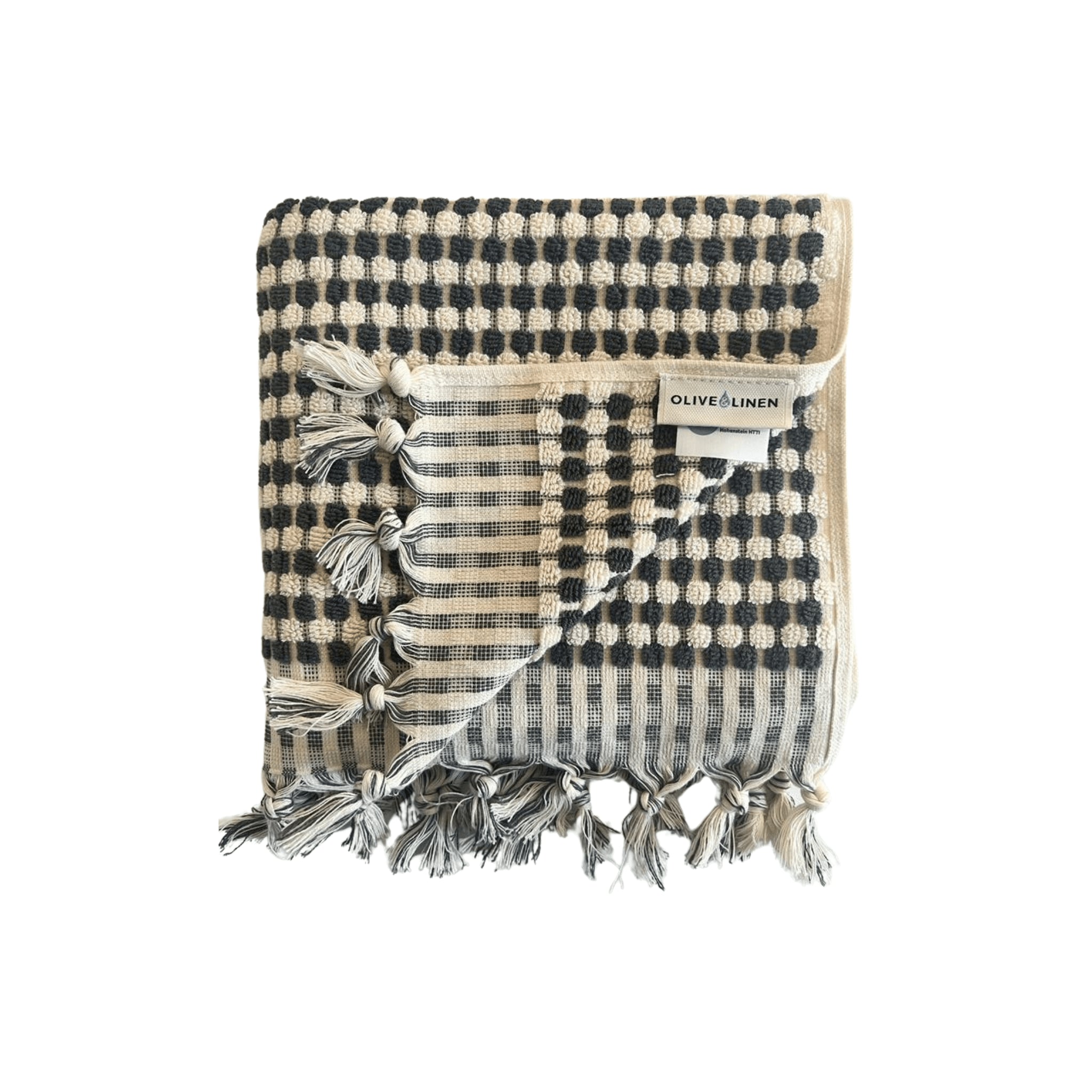 Dots Turkish Terry Hand Towel