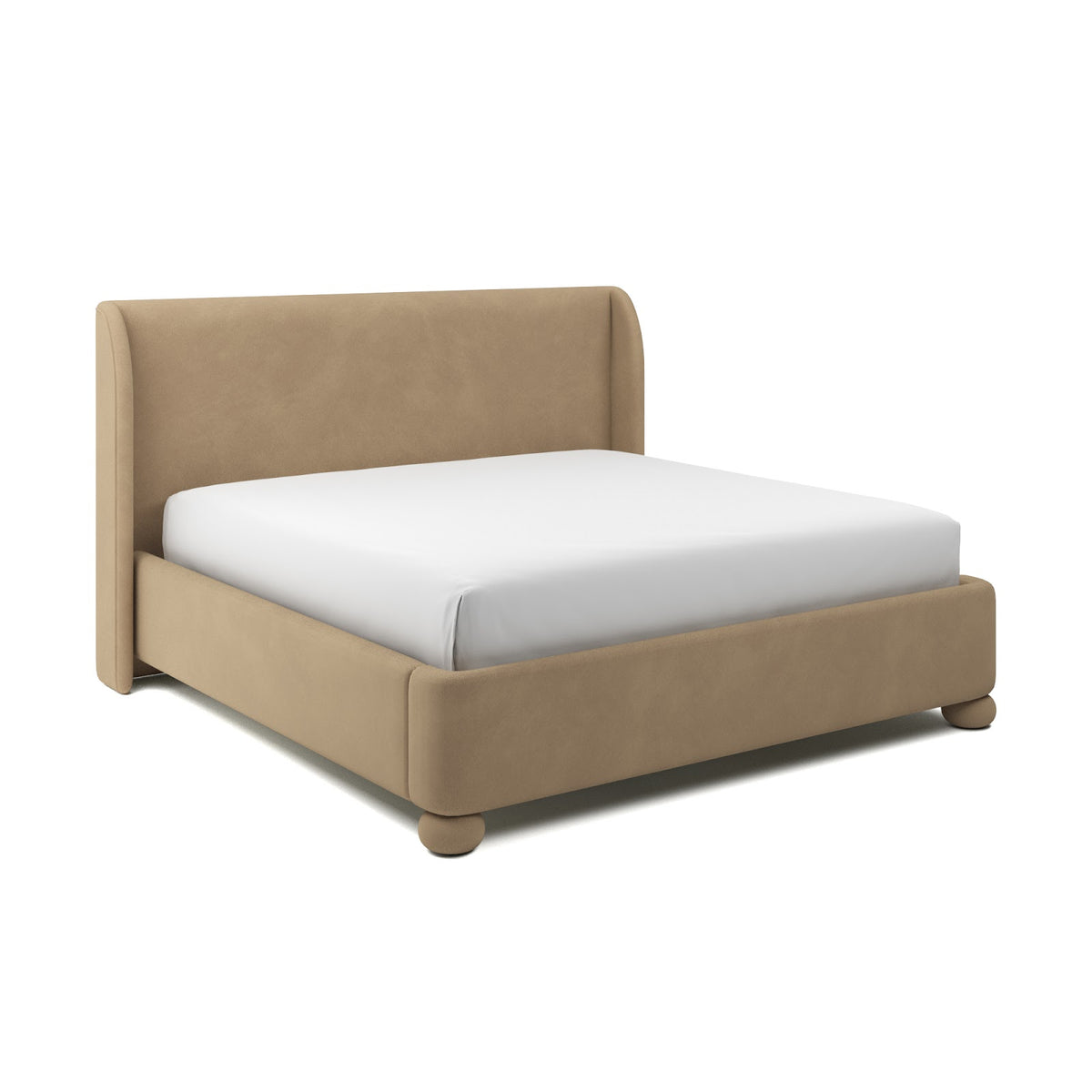 Serena Bed - Latte