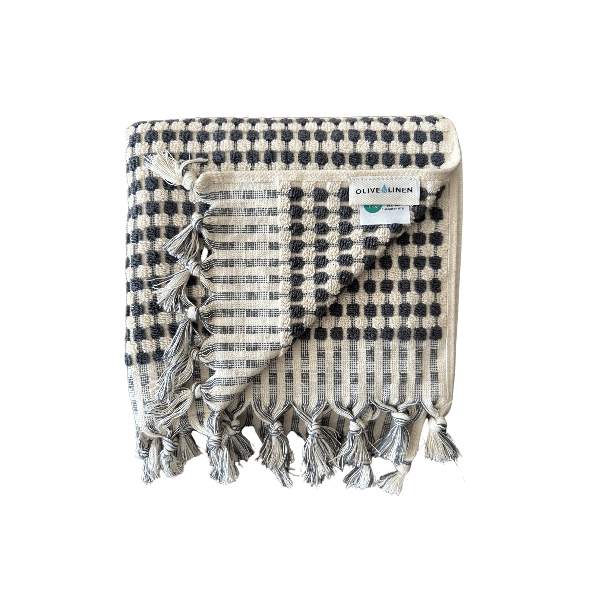 Dots Turkish Terry Hand Towel