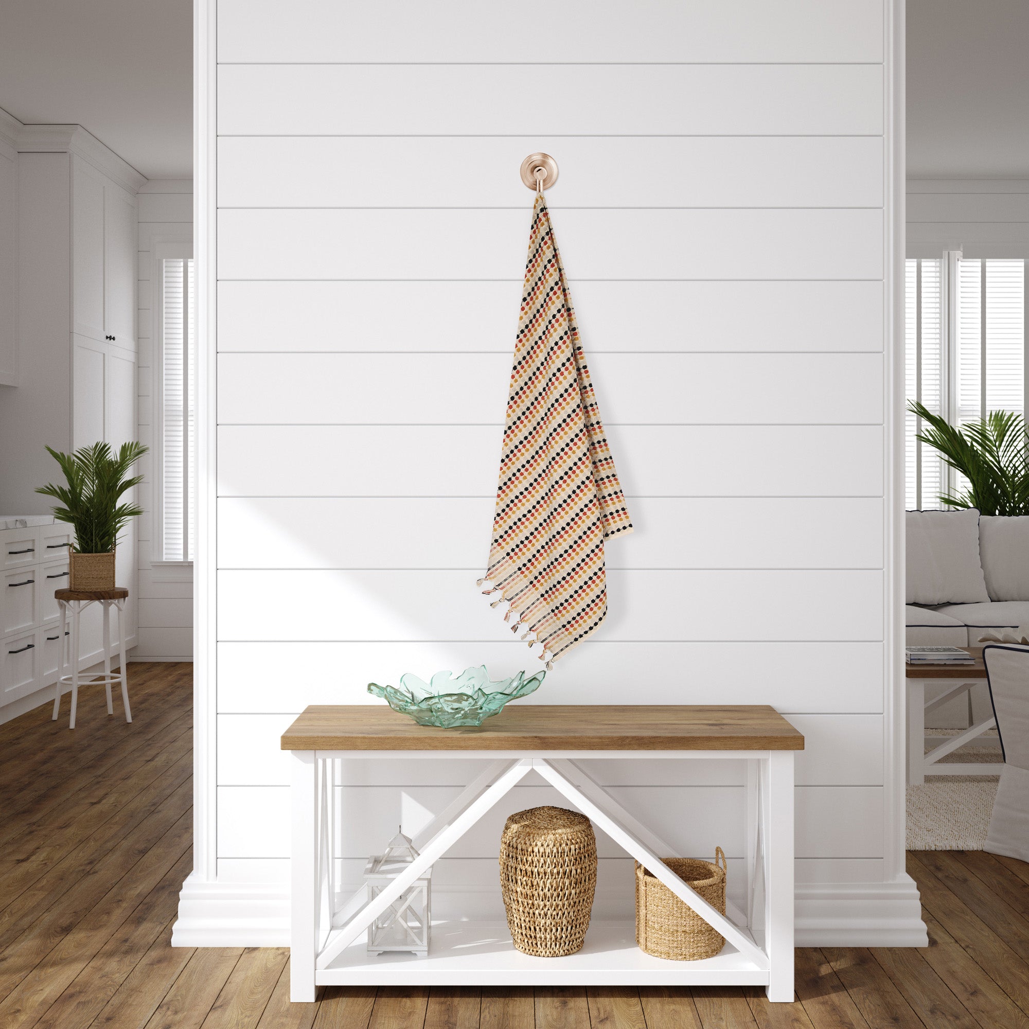 Dots Turkish Terry Bath Towel