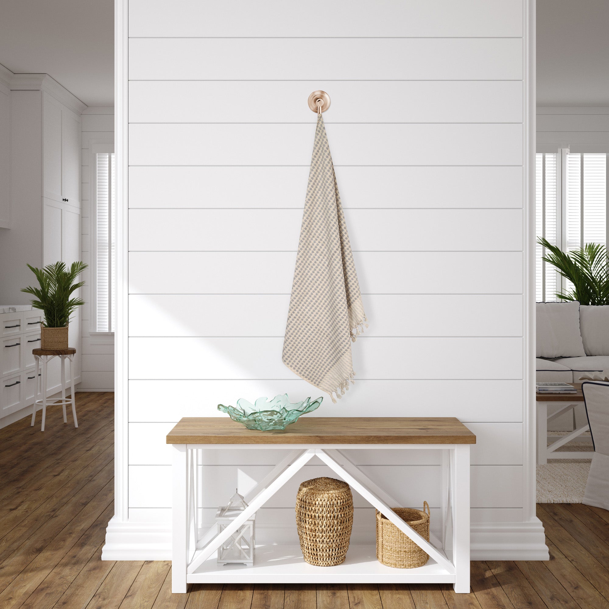 Dots Turkish Terry Bath Towel