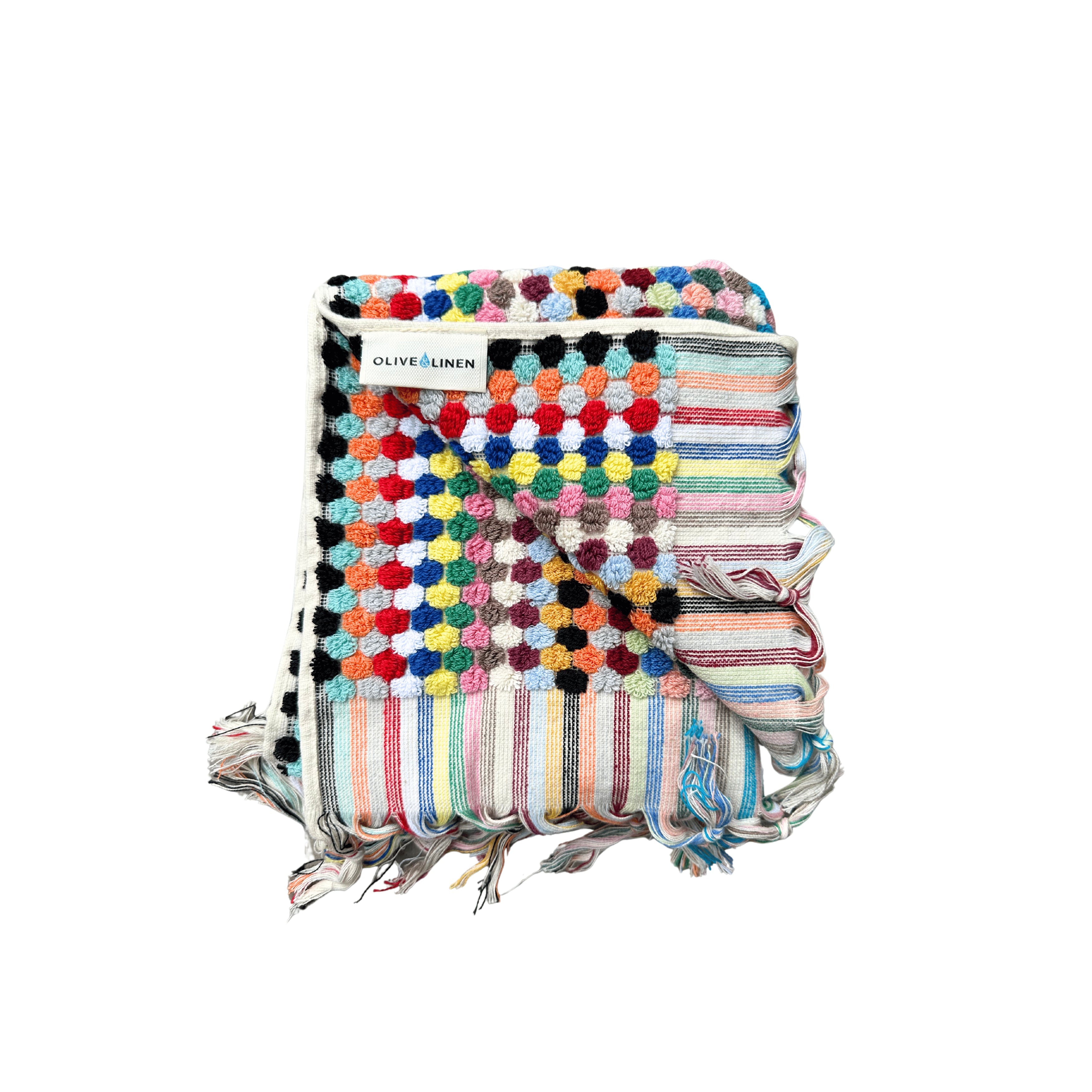 Dots Turkish Terry Hand Towel