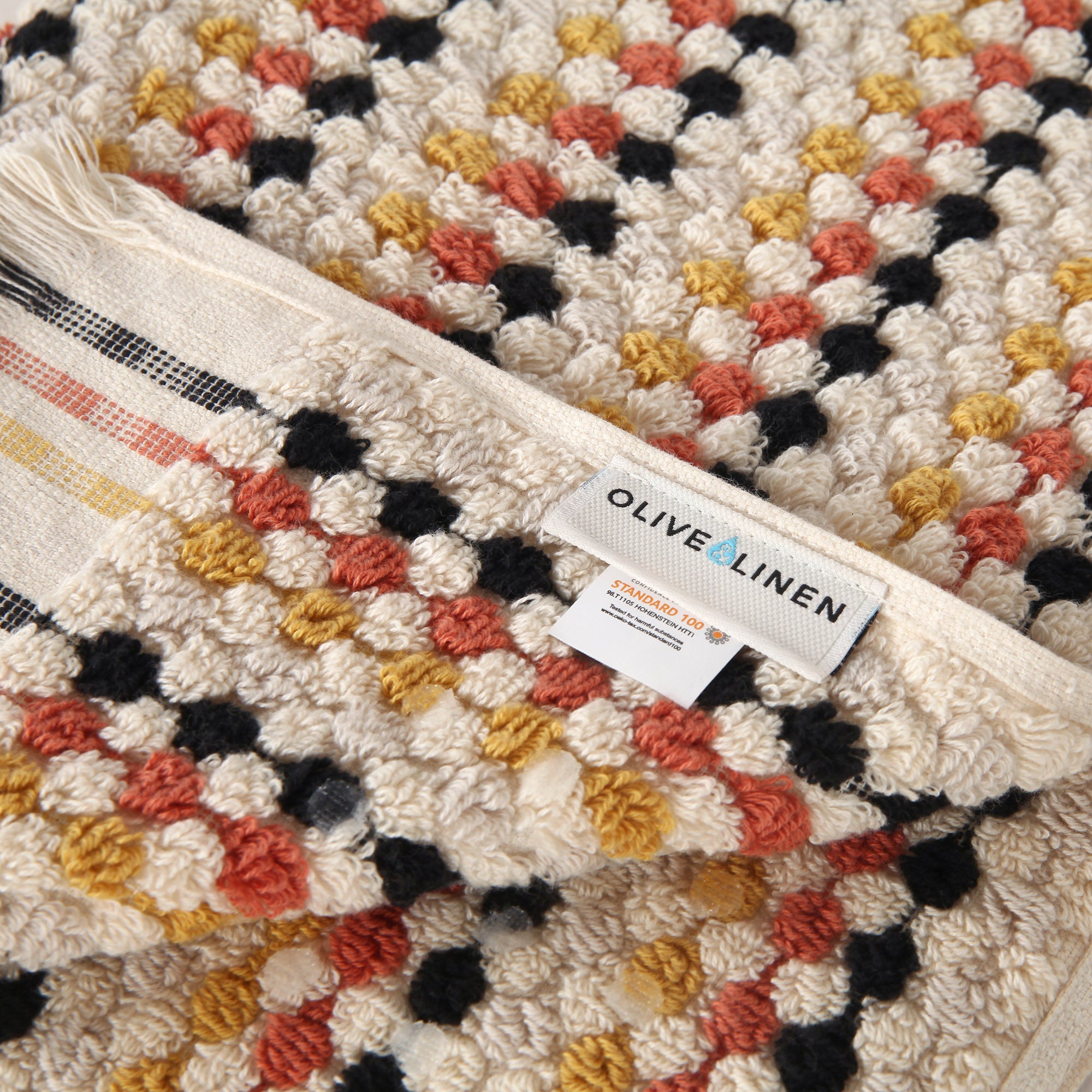 Dots Turkish Terry Bath Towel