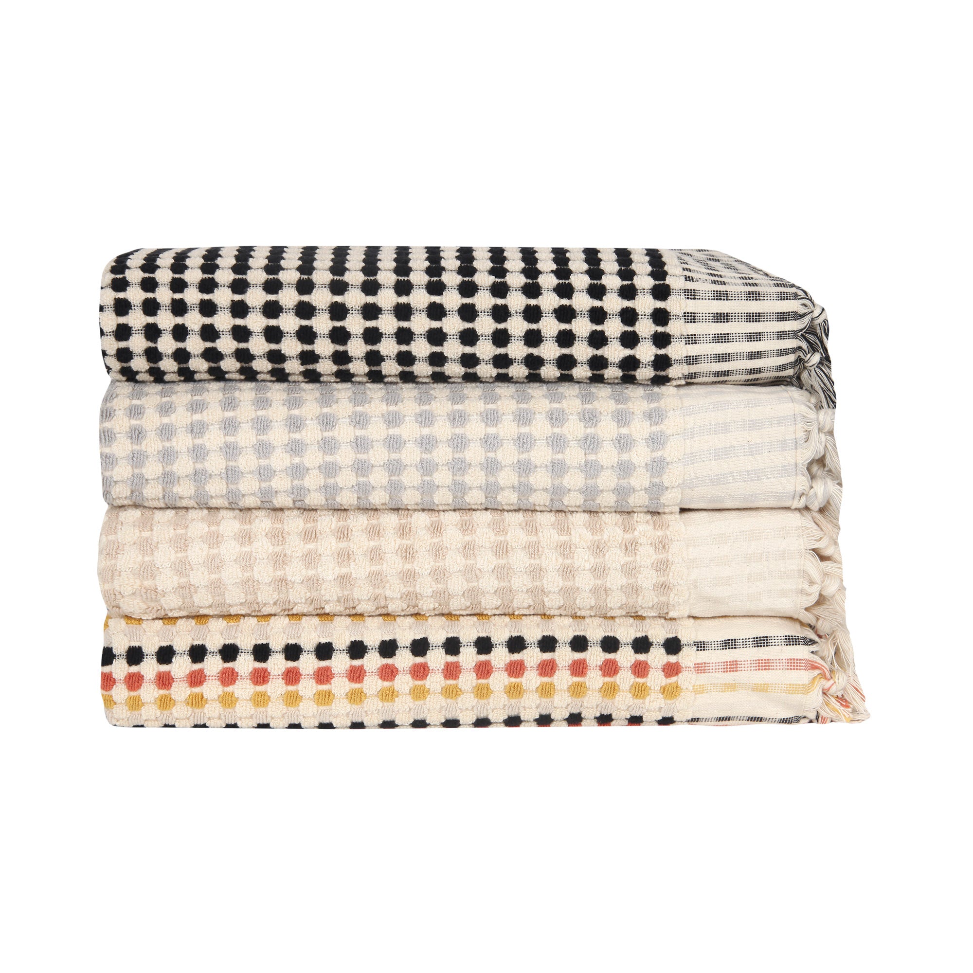 Dots Turkish Terry Bath Towel