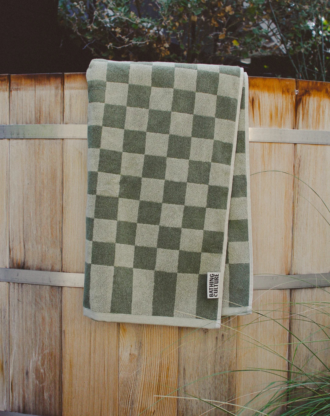 Bathhouse Check Organic Towel Set