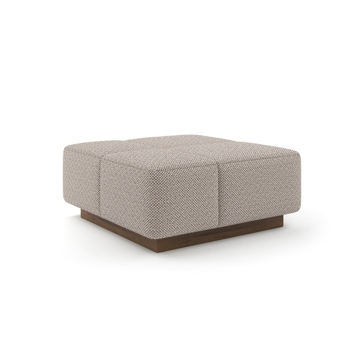 Grid Ottoman 36" in Camel