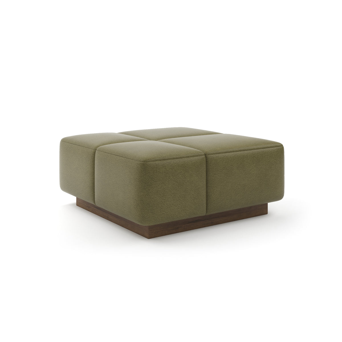 Grid Ottoman 36" in Sage