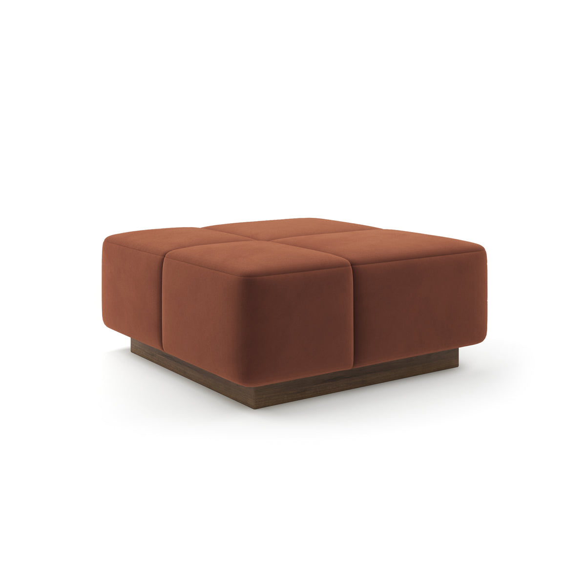 Grid Ottoman 36" in Saffron