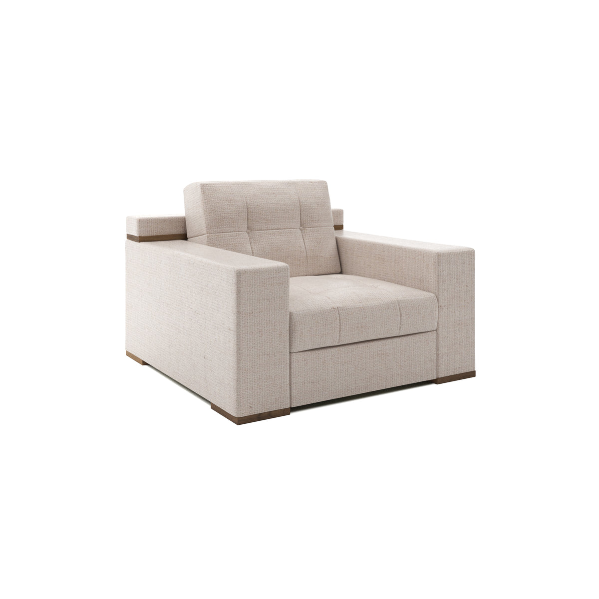 Indio Tufted Chair in Bisque