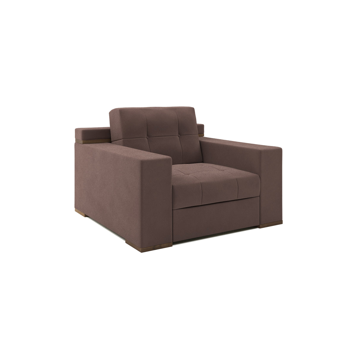 Indio Tufted Chair in Chocolate
