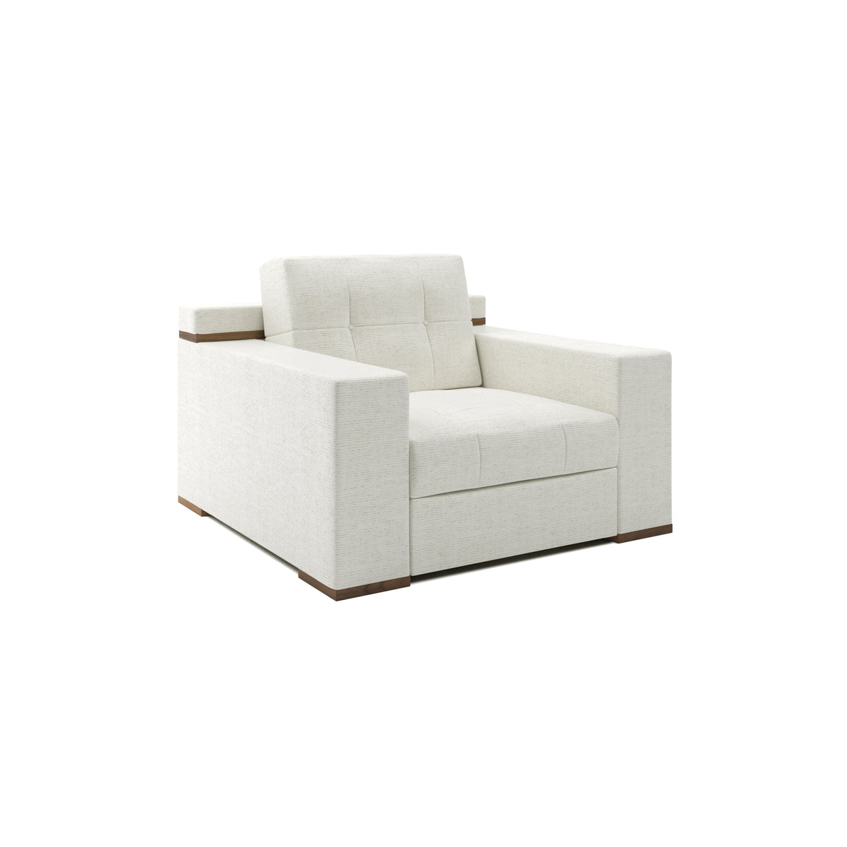 Indio Tufted Chair in Ivory