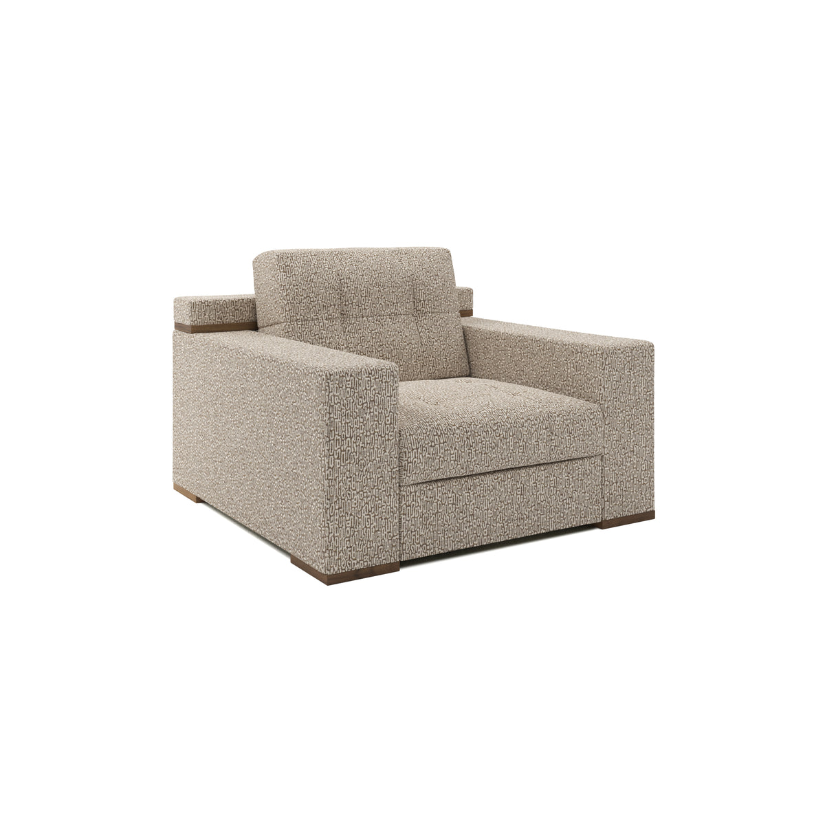 Indio Tufted Chair in Pebble
