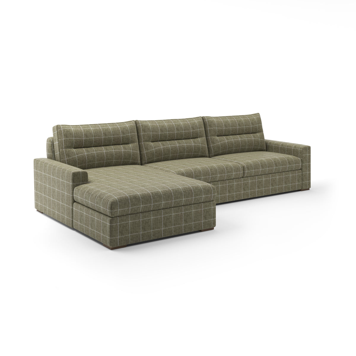 Julian Sectional Chaise LAF in Bayberry