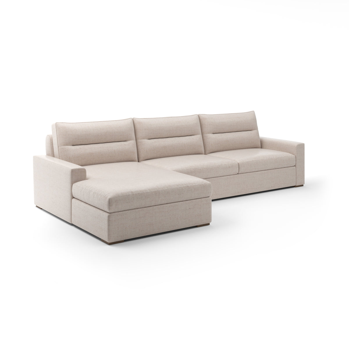 Julian Sectional Chaise LAF in Bisque