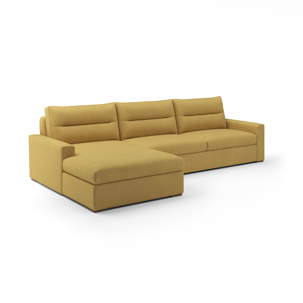 Julian Sectional Chaise LAF in Golden