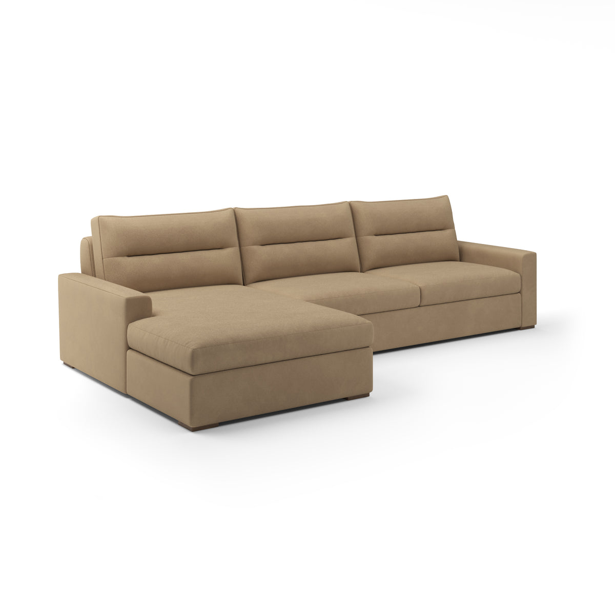 Julian Sectional Chaise LAF in Latte