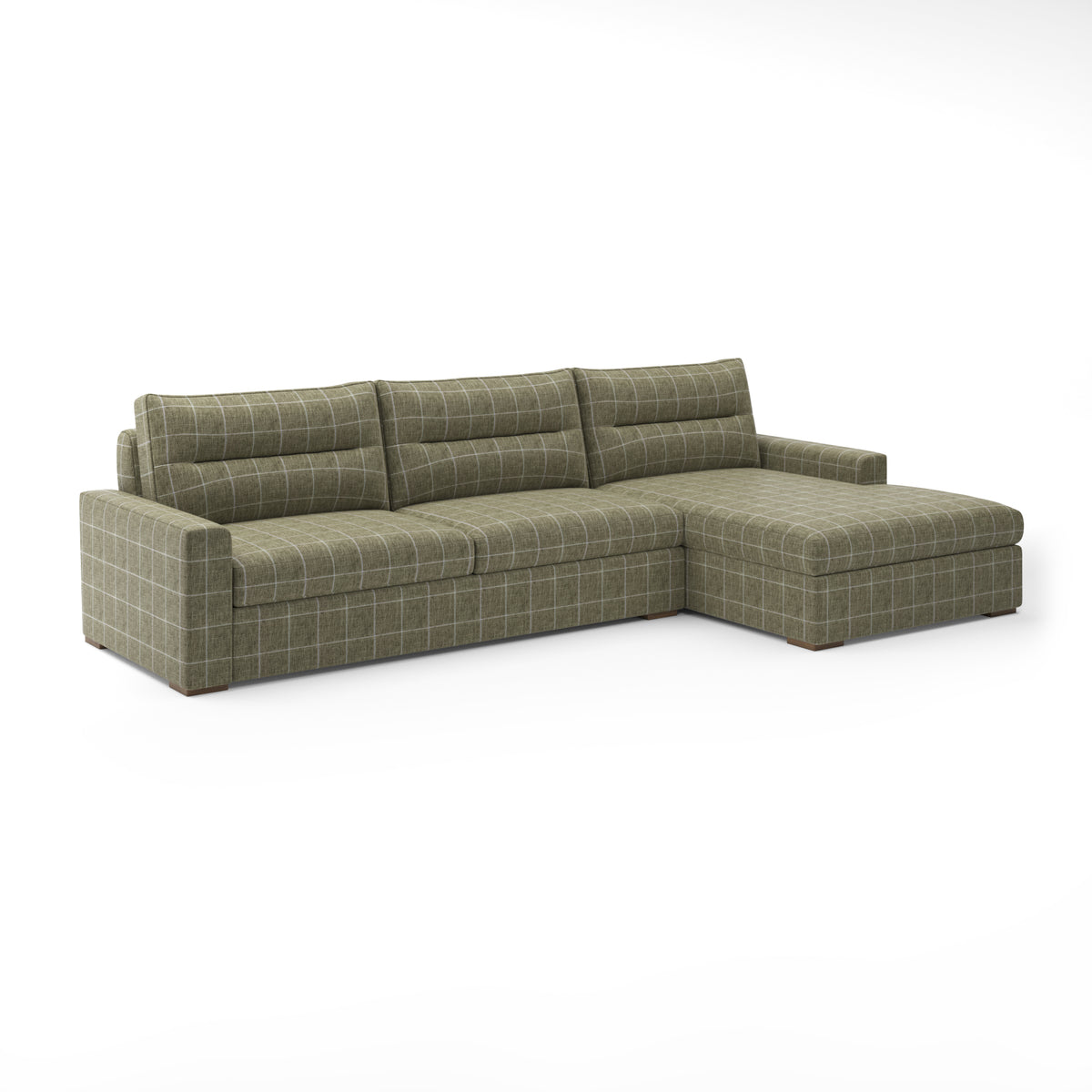 Julian Sectional Chaise RAF in Bayberry