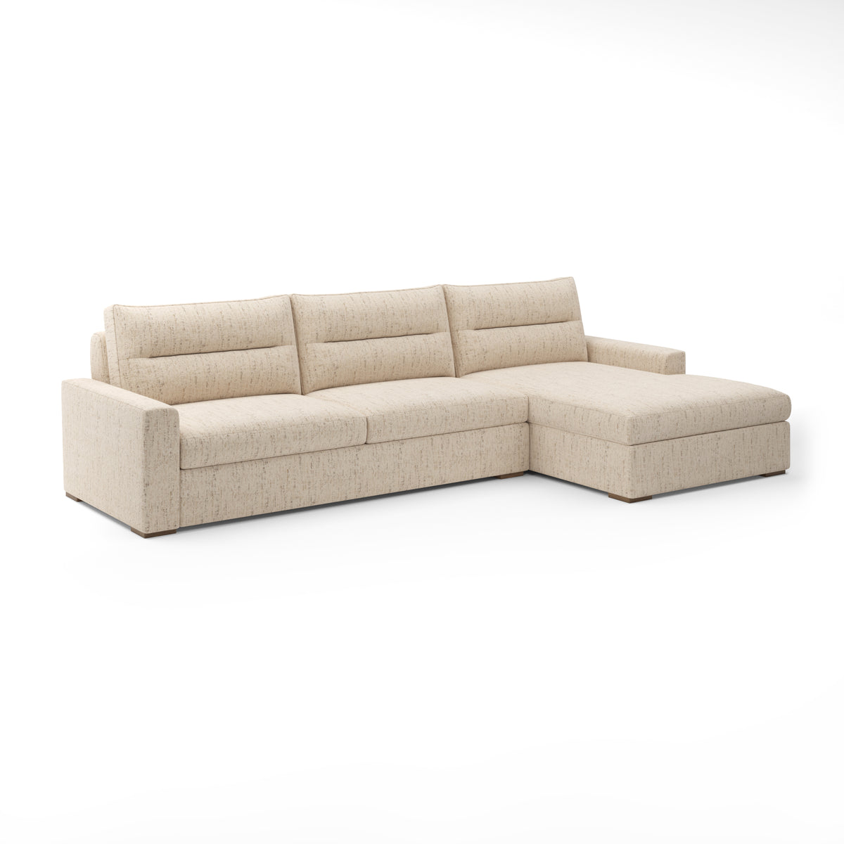 Julian Sectional Chaise RAF in Cream