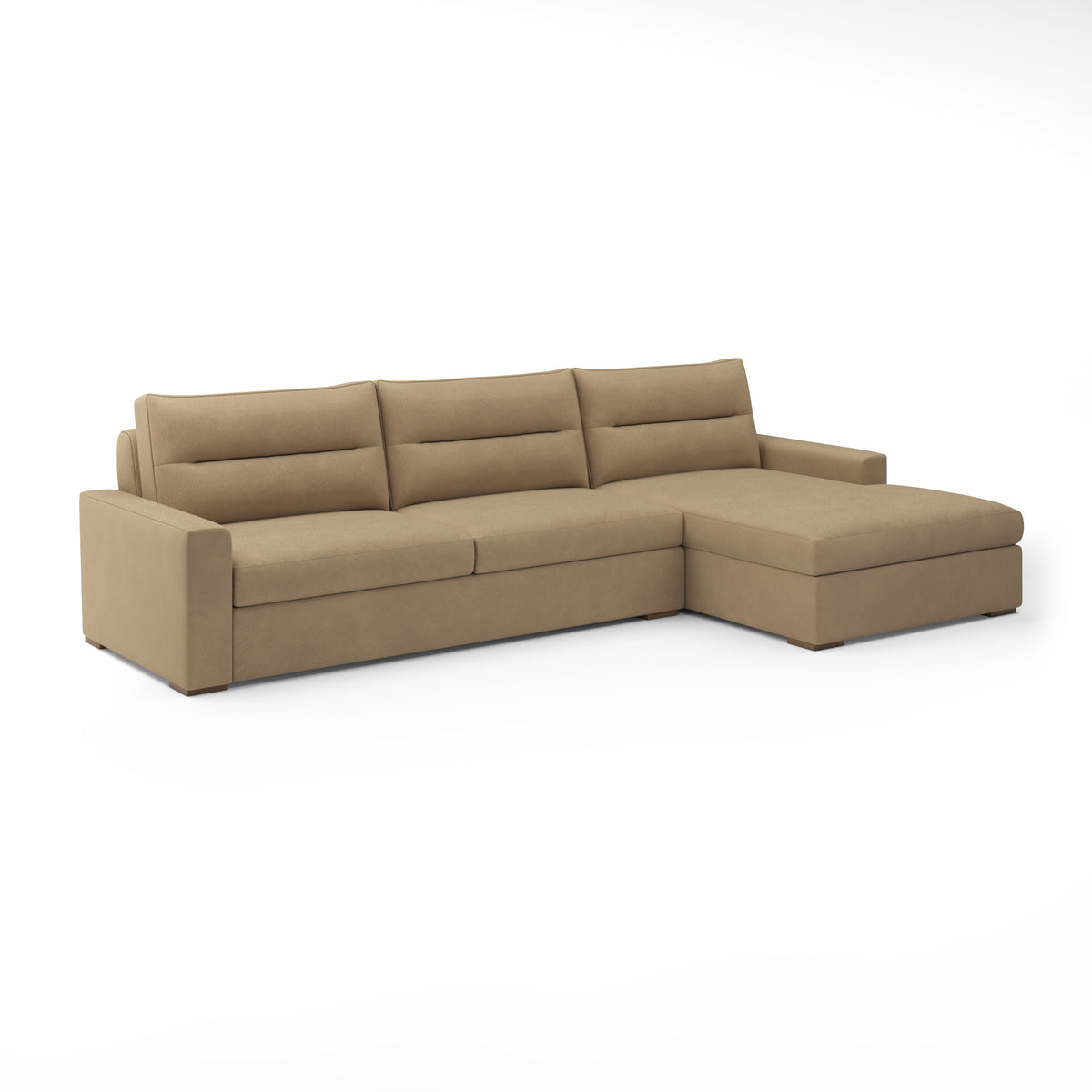 Julian Sectional Chaise RAF in Latte