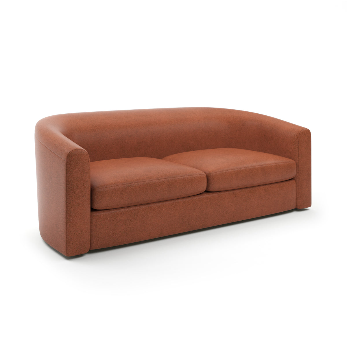 Lily Sofa 7ft in Caramel