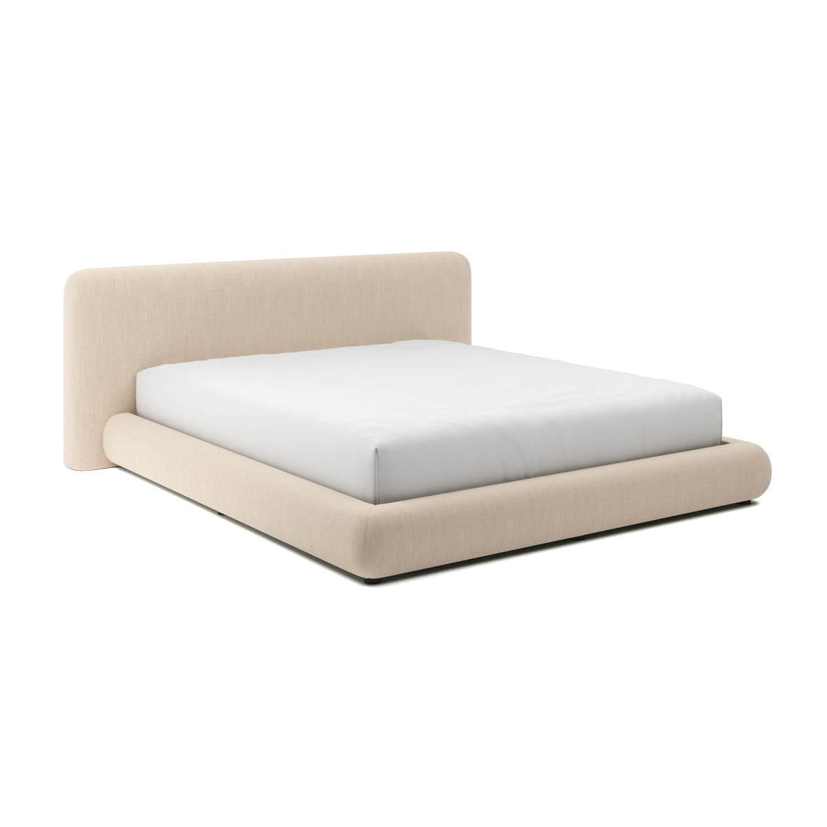Maxine Bed Cal King in Eggshell