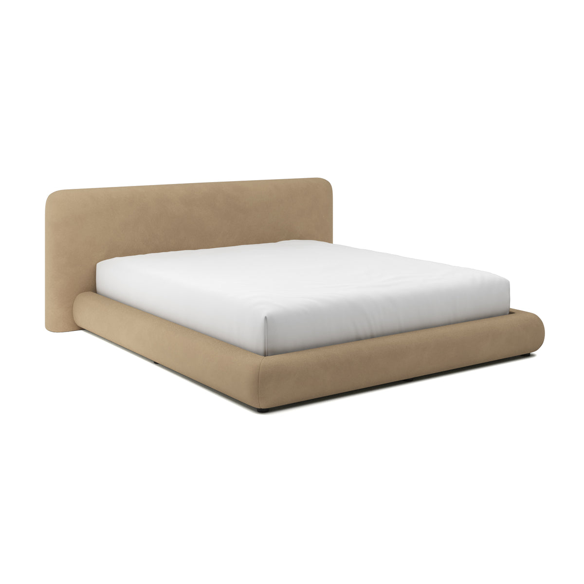Maxine Bed Cal King in Latte
