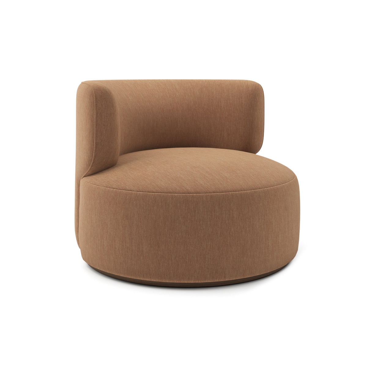 Ormand Swivel Chair in Clay