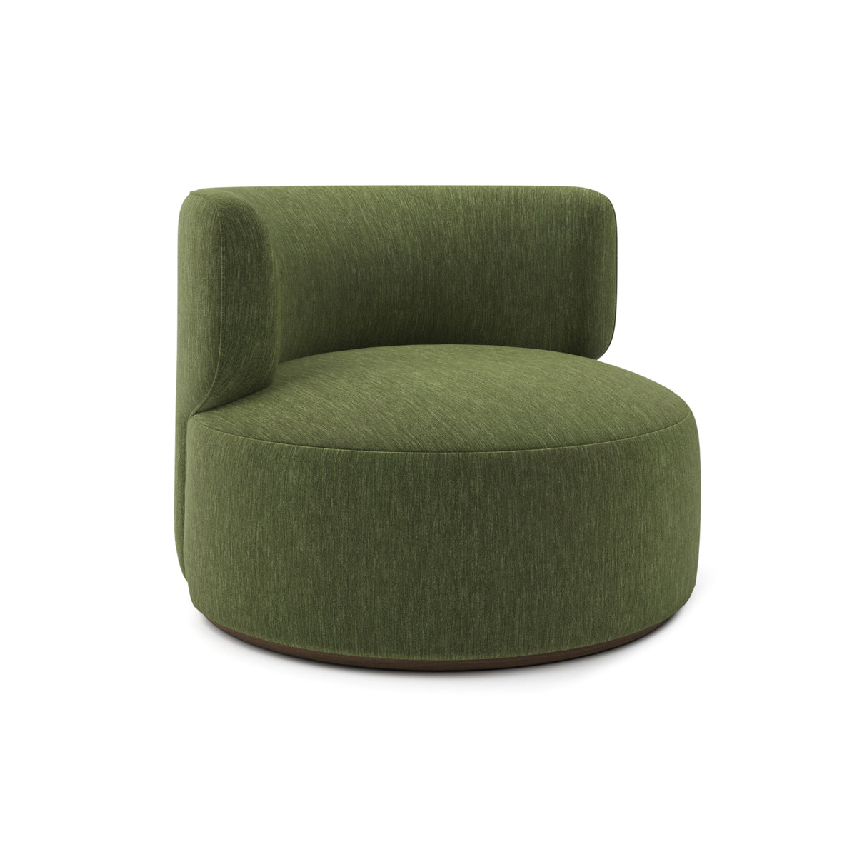Ormand Swivel Chair in Moss