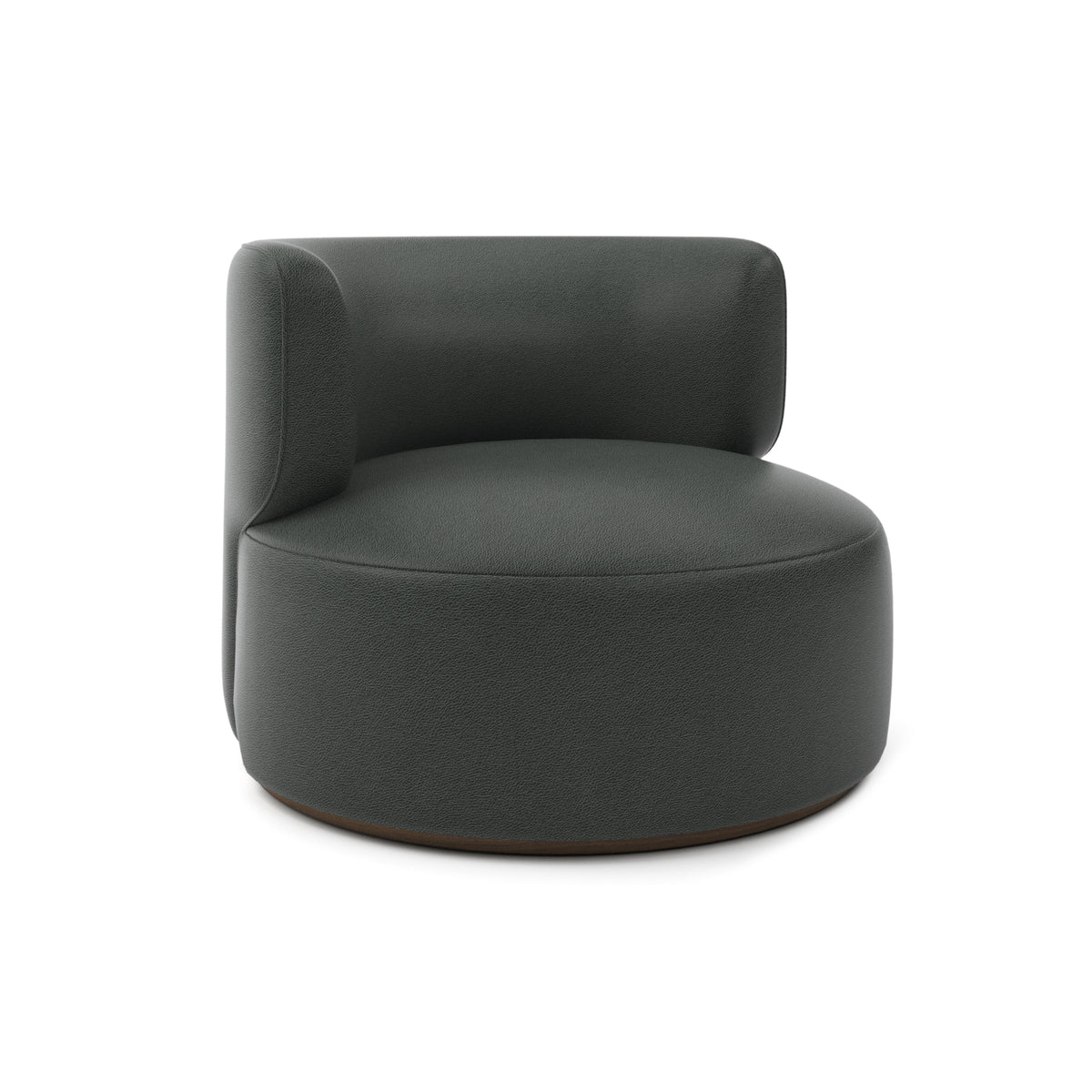 Ormand Swivel Chair in Pepper