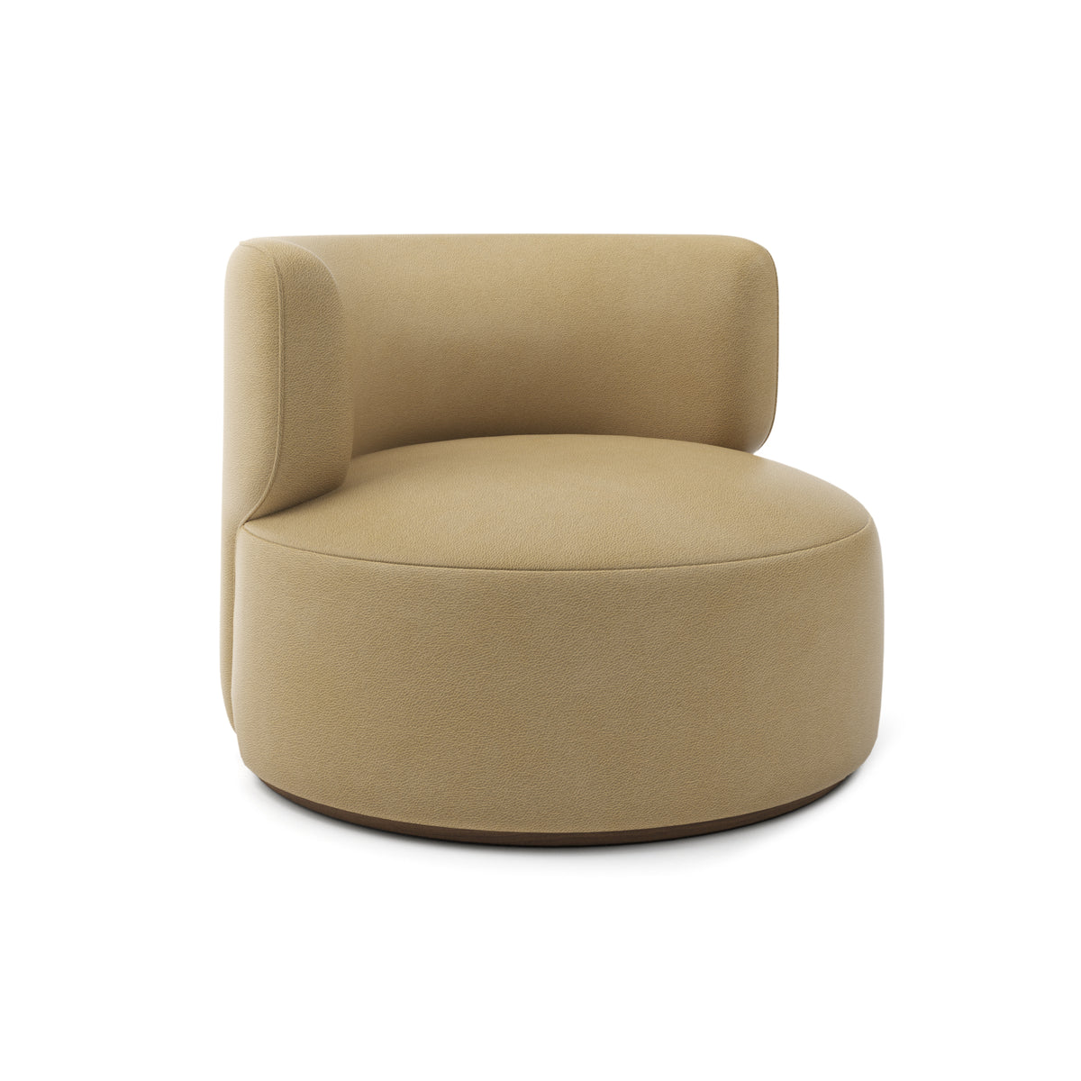 Ormand Swivel Chair in Biscotti