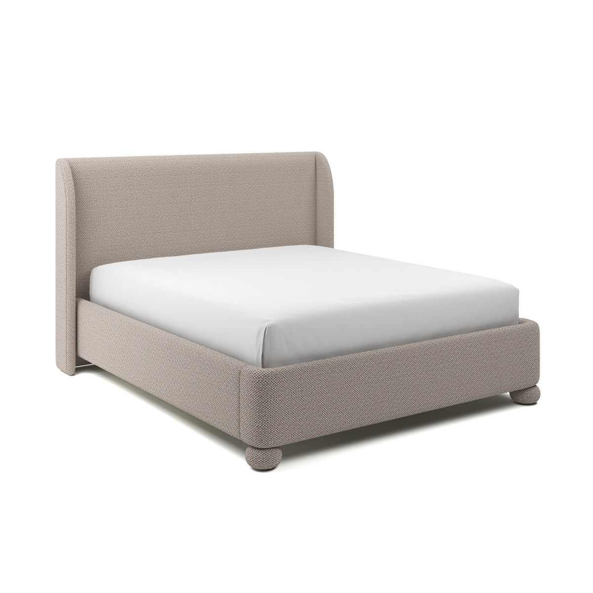 Serena Upholstered Bed Cal King in Camel