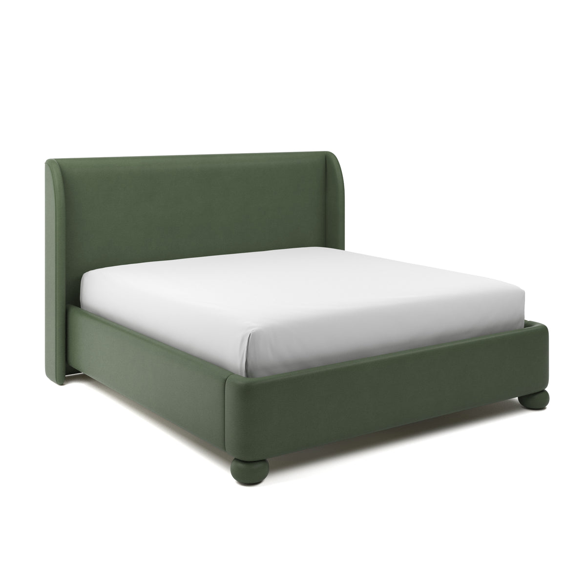 Serena Upholstered Bed King in Boreal