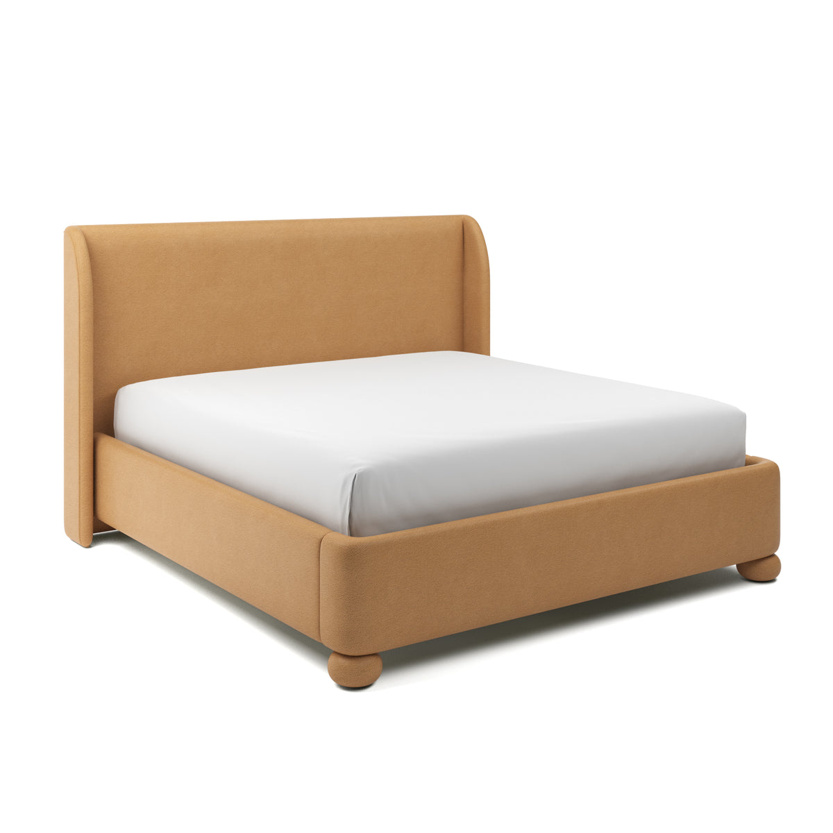 Serena Upholstered Bed King in Sun