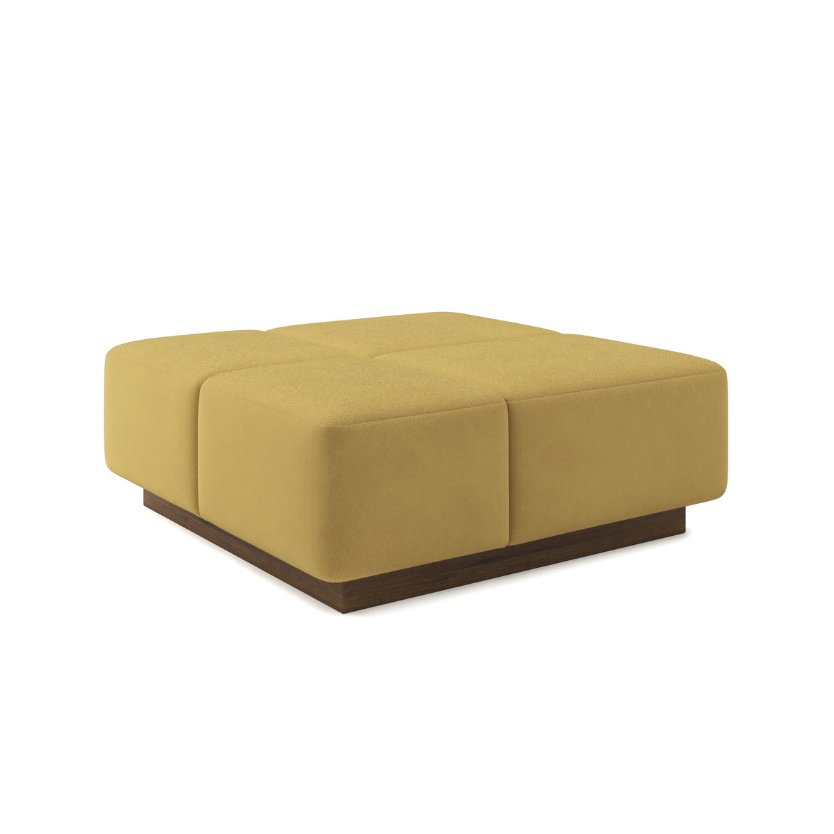 Grid Ottoman 42" in Golden