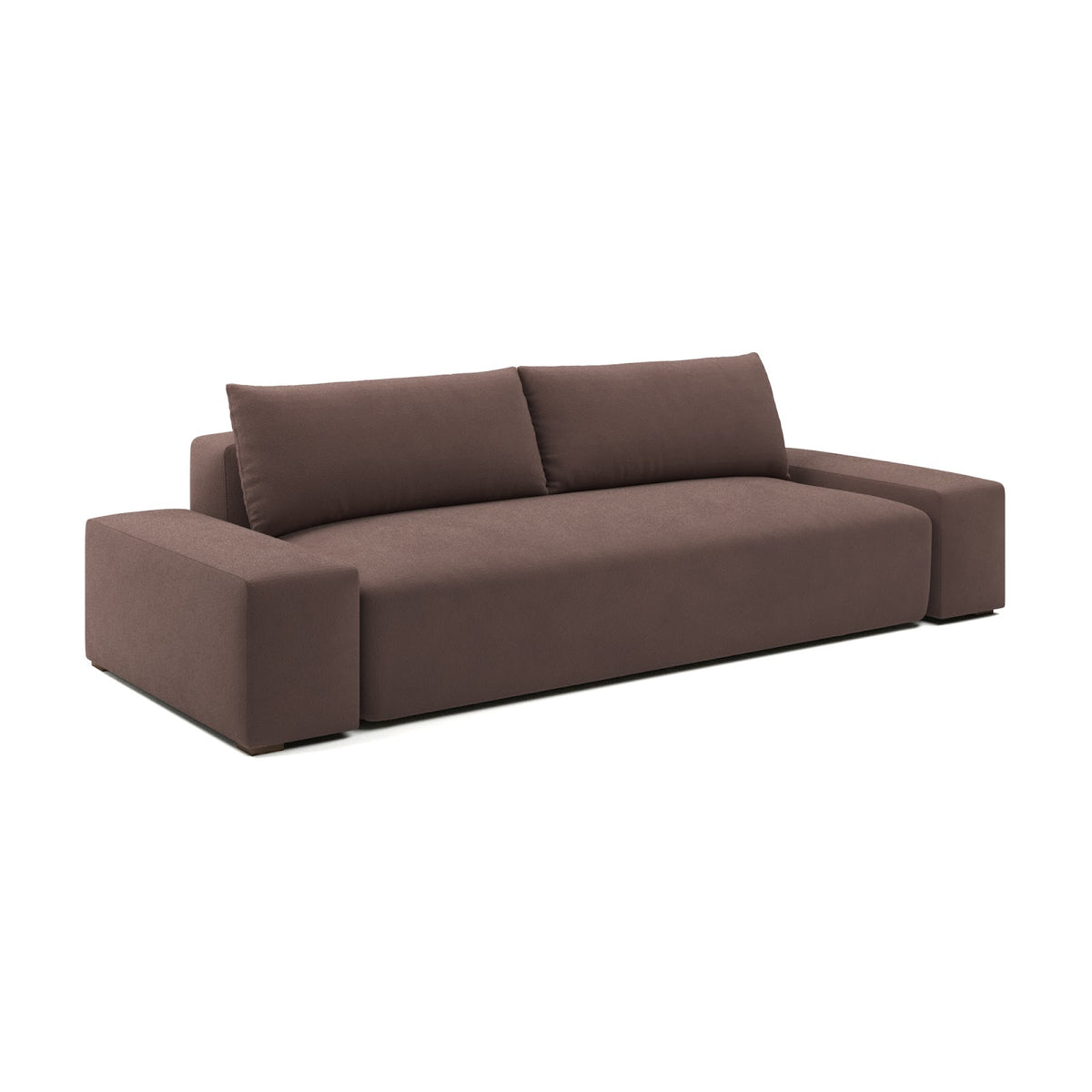 California Sofa 8 Foot - Chocolate