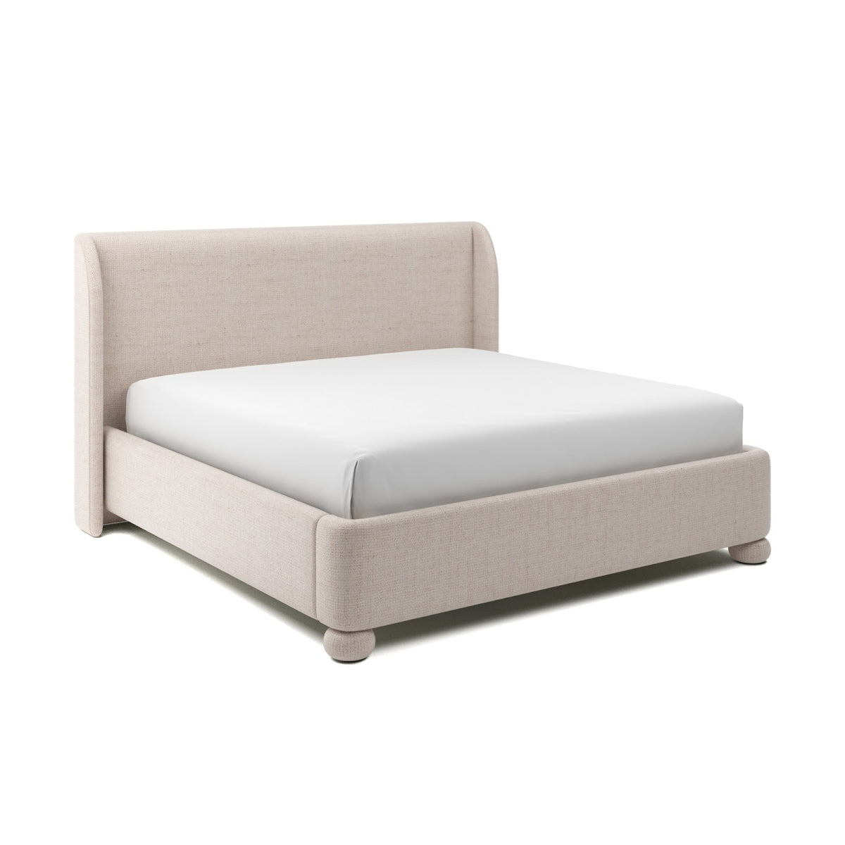Serena Bed - Bisque