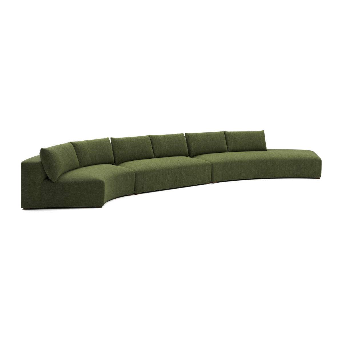 California L Sectional - Moss