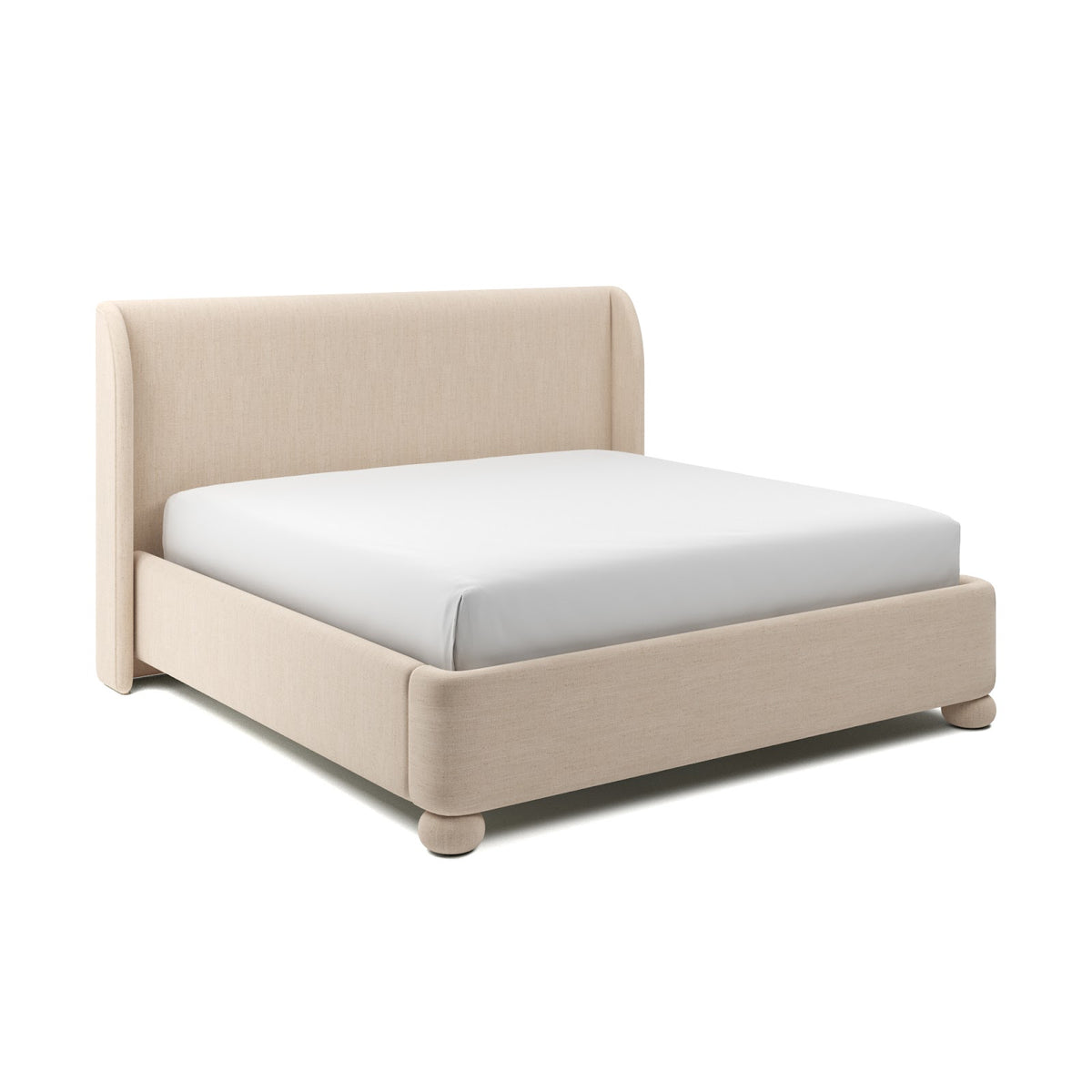 Serena Bed - Eggshell