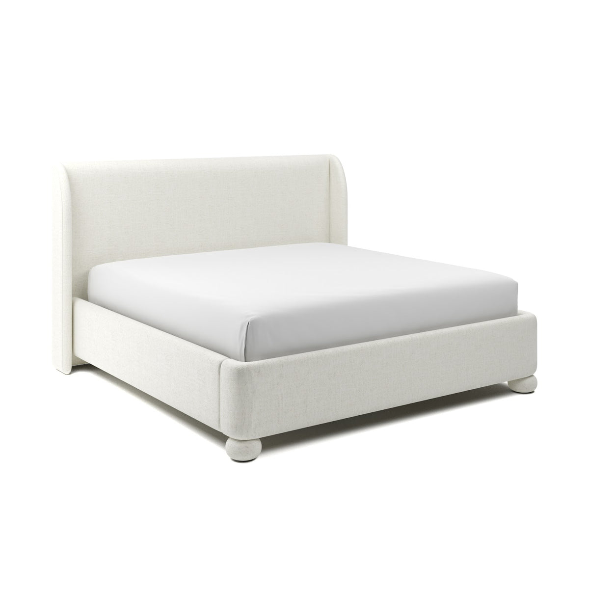 Serena Bed - Ivory