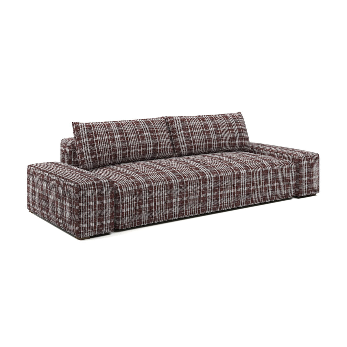California Sofa 8 Foot - Raisin