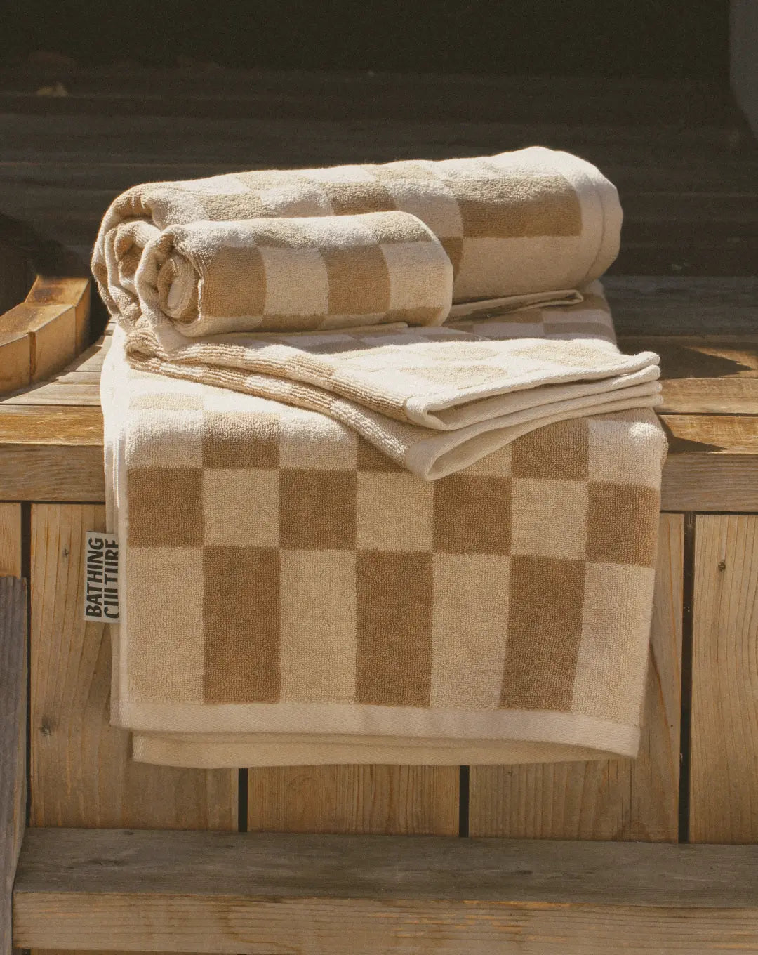 Bathhouse Check Organic Towel Set