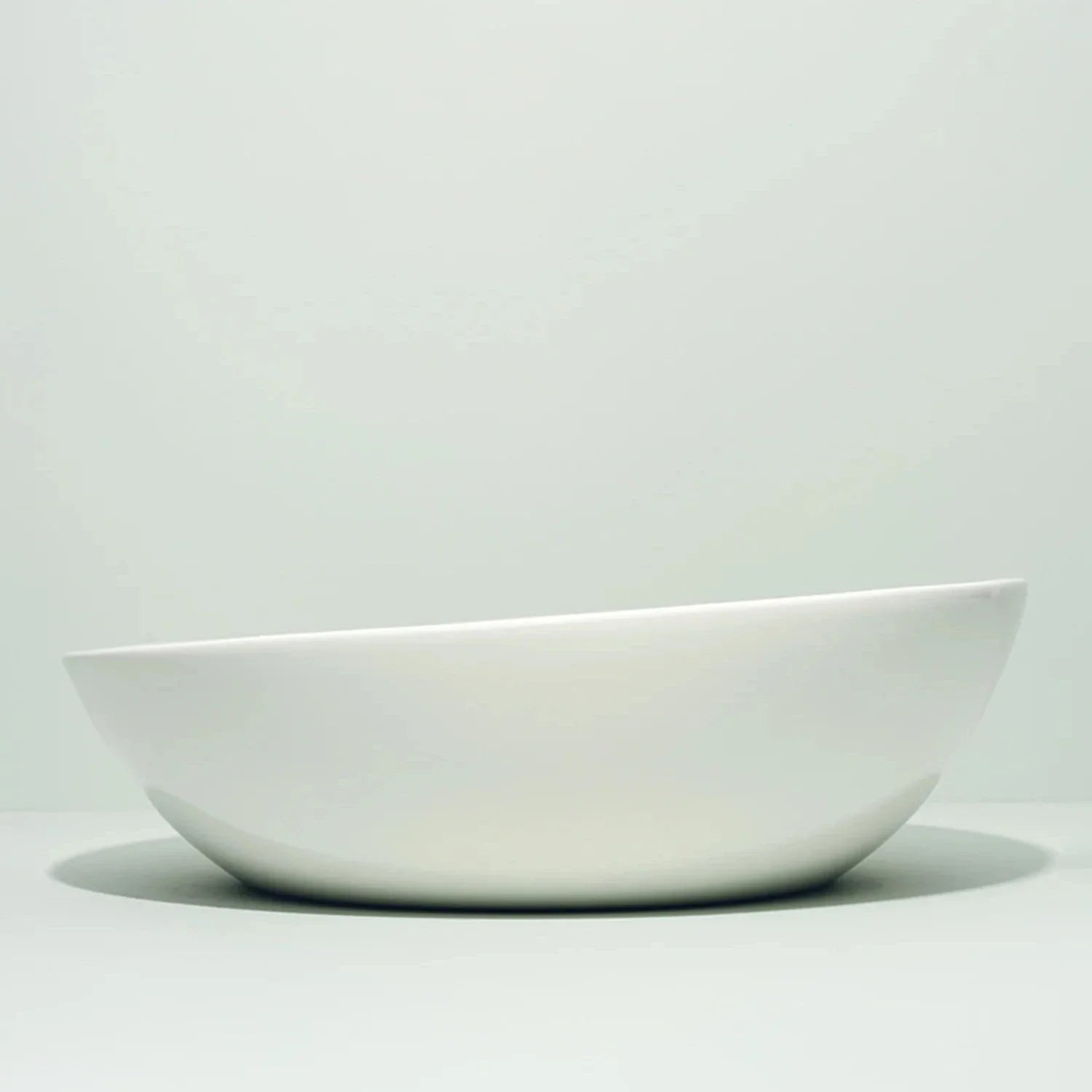 Slanted Serving Bowl - White