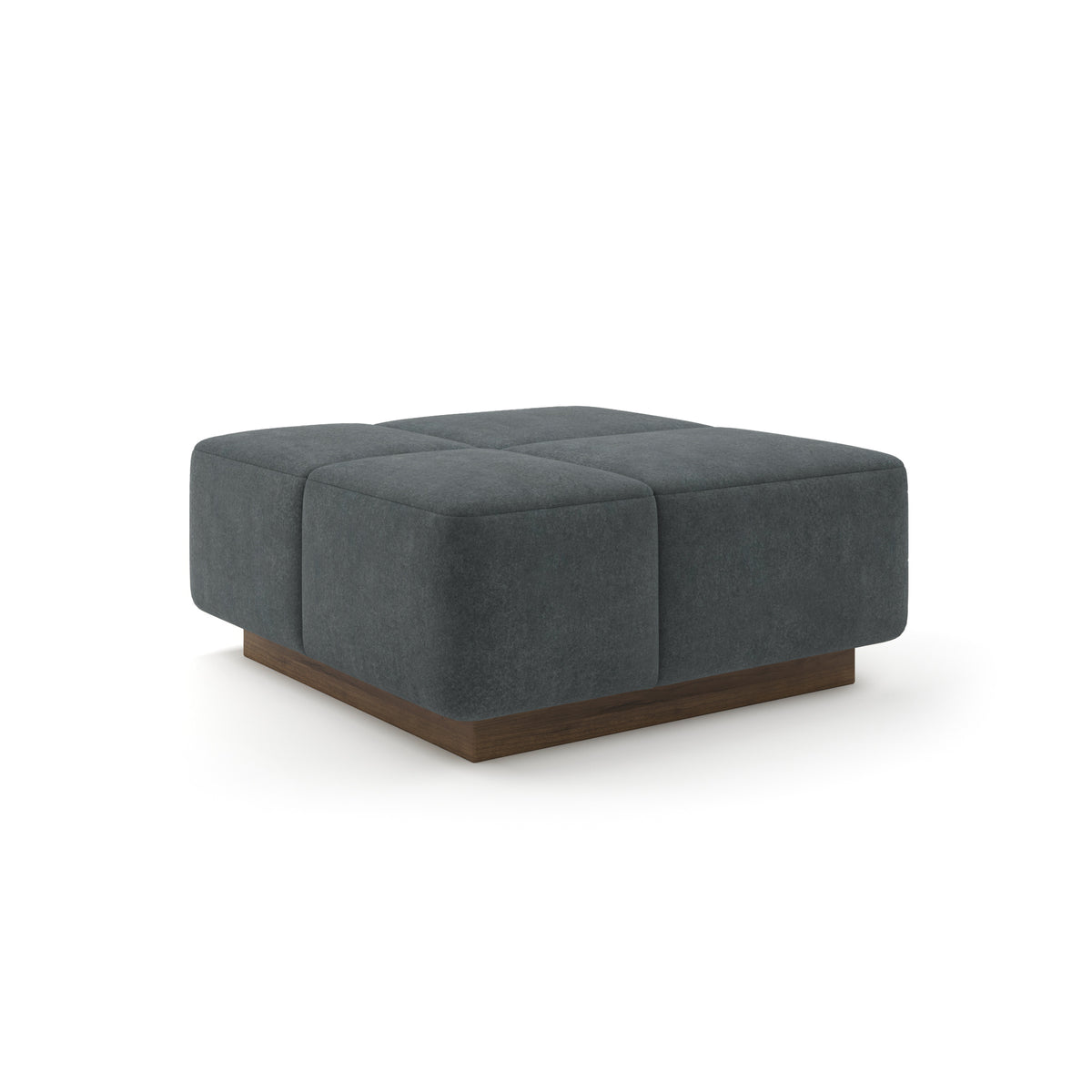 Grid Ottoman 36" in Pine