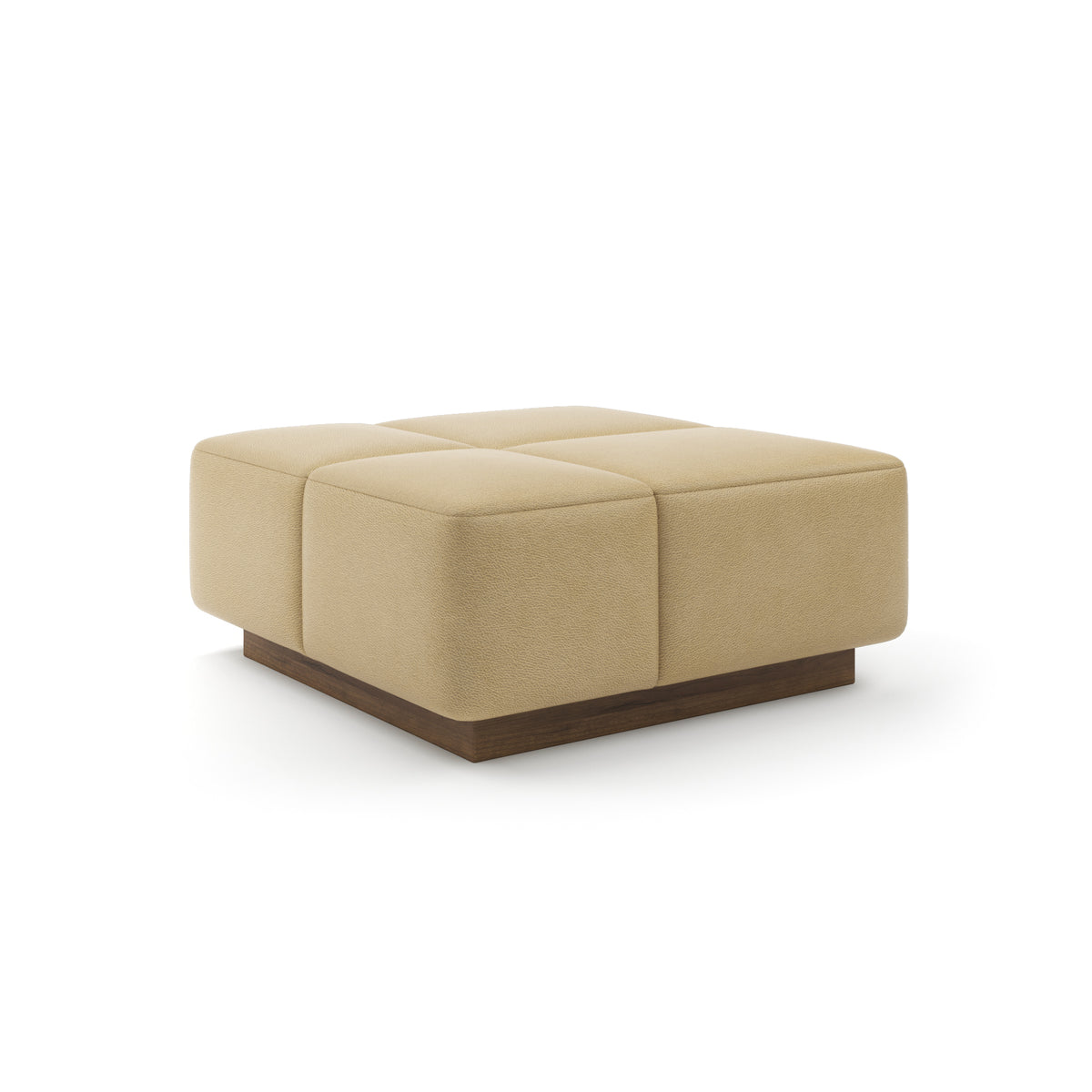 Grid Ottoman 36" in Biscotti