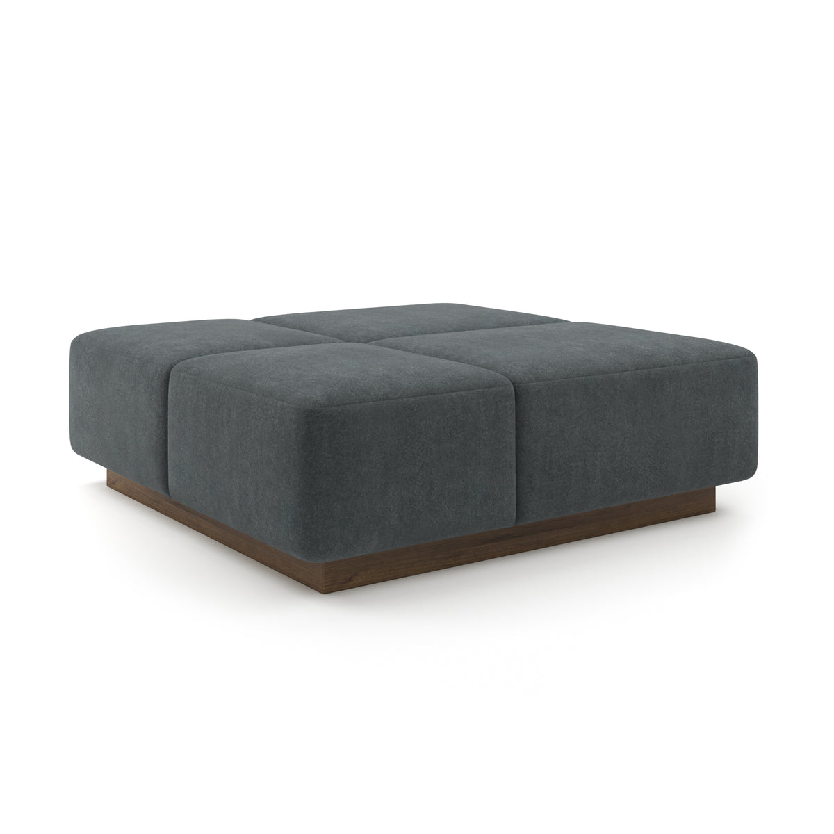 Grid Ottoman 48" in Pine