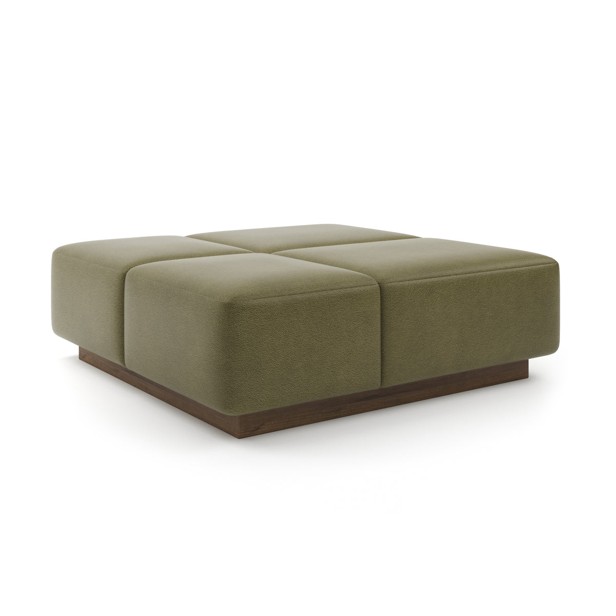 Grid Ottoman 48" in Sage