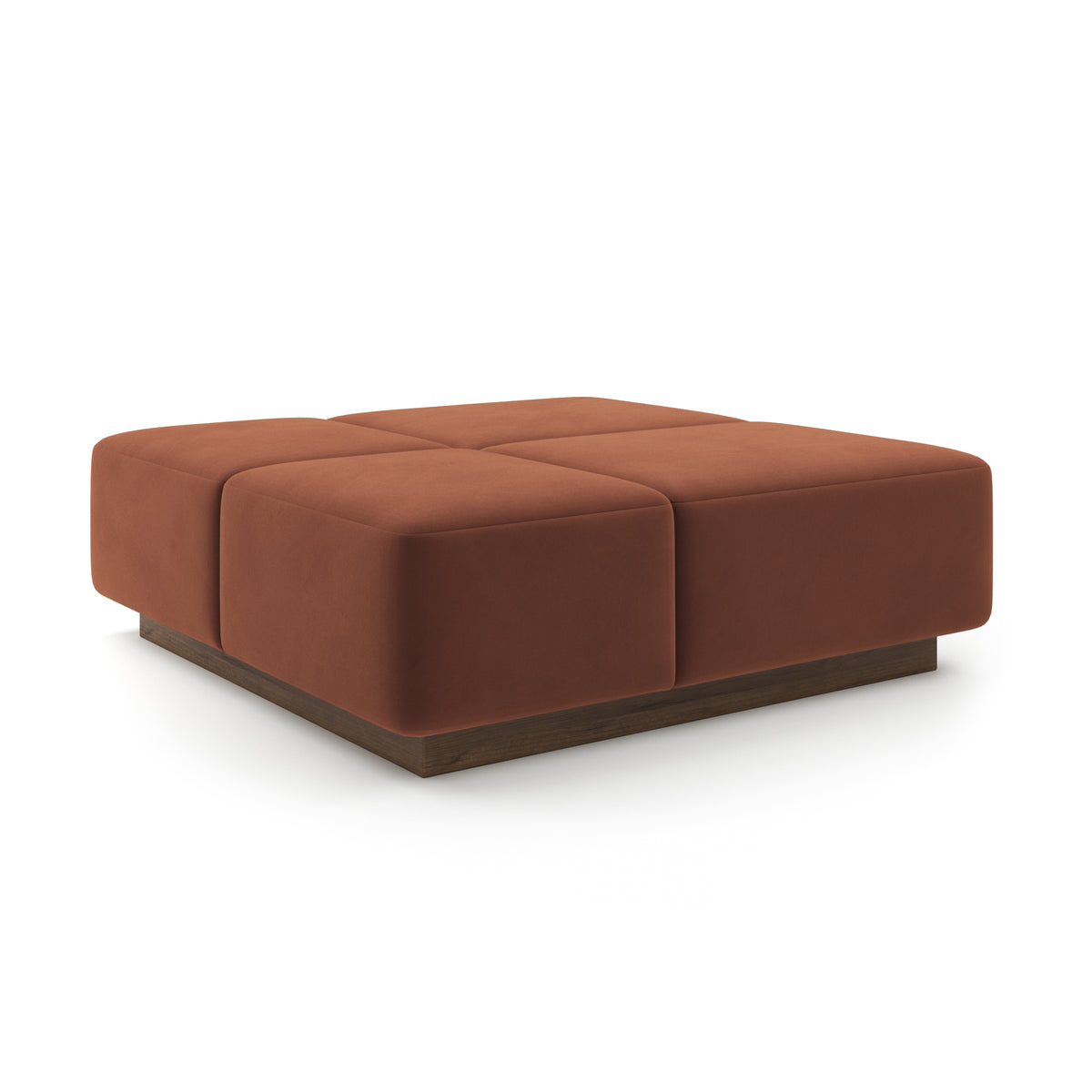 Grid Ottoman 48" in Saffron