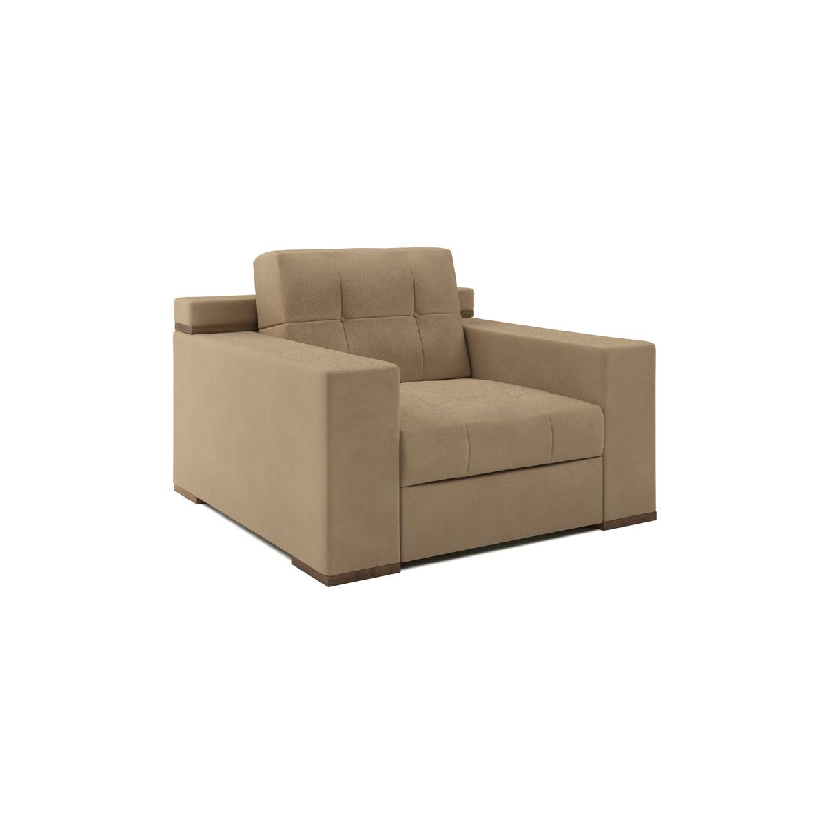 Indio Tufted Chair in Latte