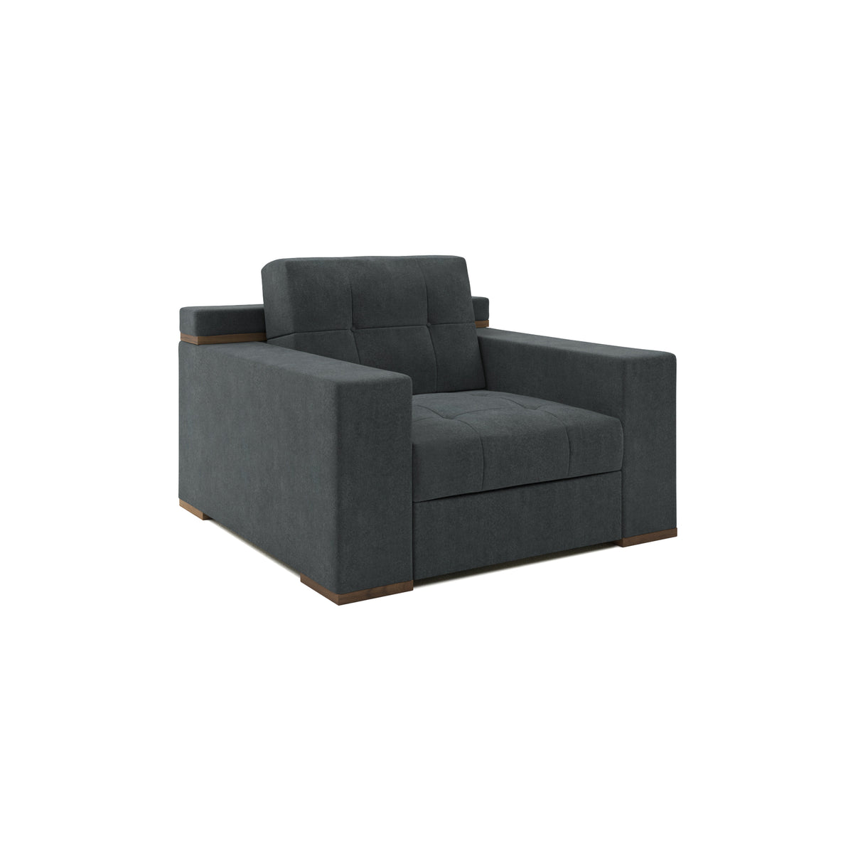 Indio Tufted Chair in Pine